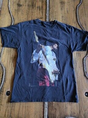 Jimi Hendrix Experience 2014 Concert T Shirt Black Medium